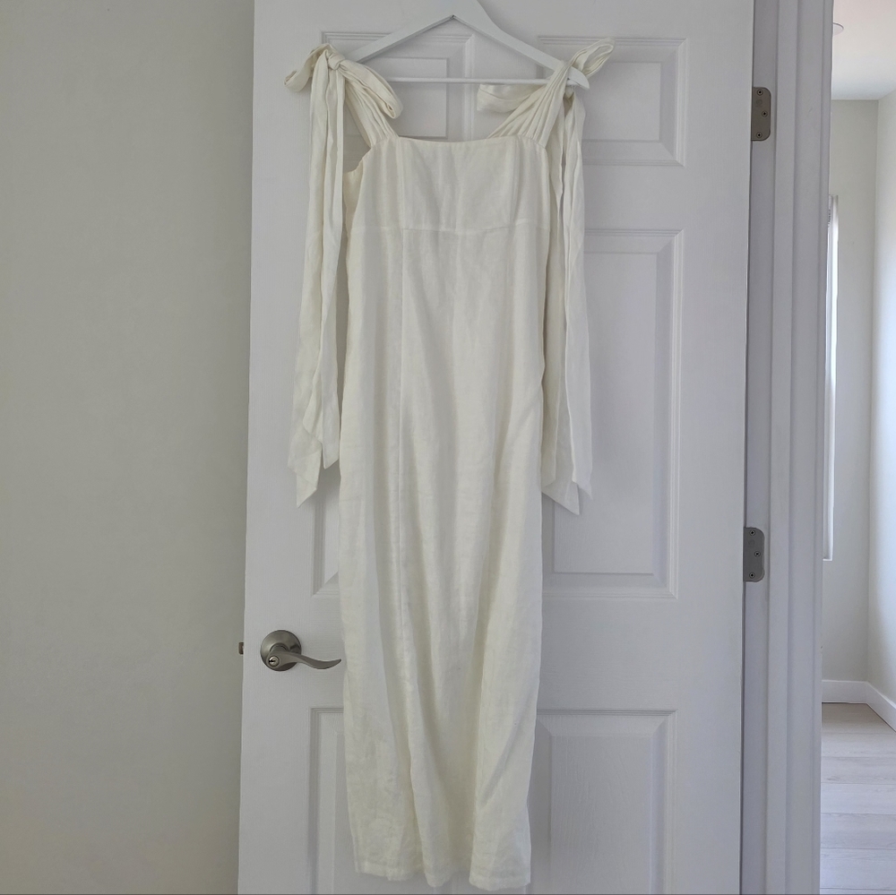 DISSH Elegant White Women's Dress